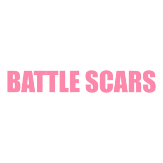 Battle Scars Decal (Pink)